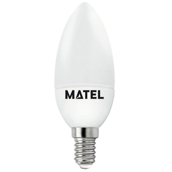 BOMBILLA LED VELA MATEL E14 7W FRÍA