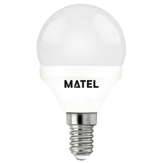 BOMBILLA LED ESFÉRICA MATEL E14 5W RGB