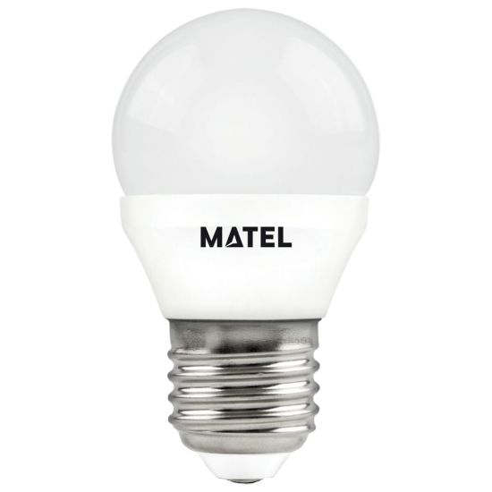 BOMBILLA LED ESFÉRICA MATEL E27 5W RGB