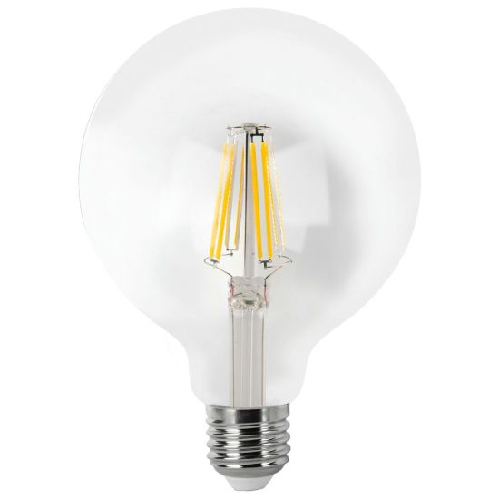 BOMBILLA LED GLOBO FILAMENTO MATEL E27 G95 4W CÁLIDA CLARA