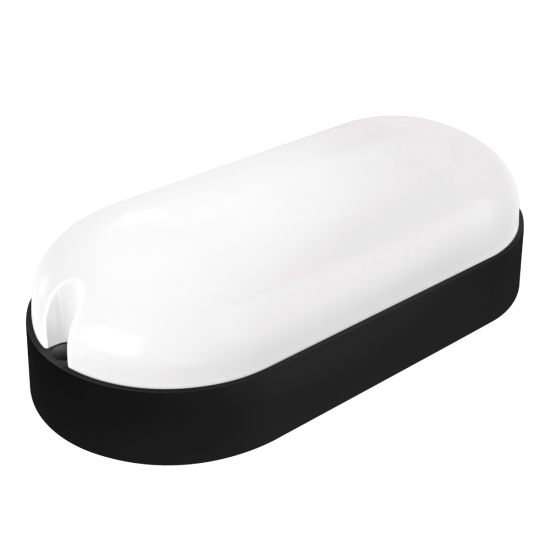 APLIQUE LED OVAL IP65 MATEL 9W NEGRO NEUTRA