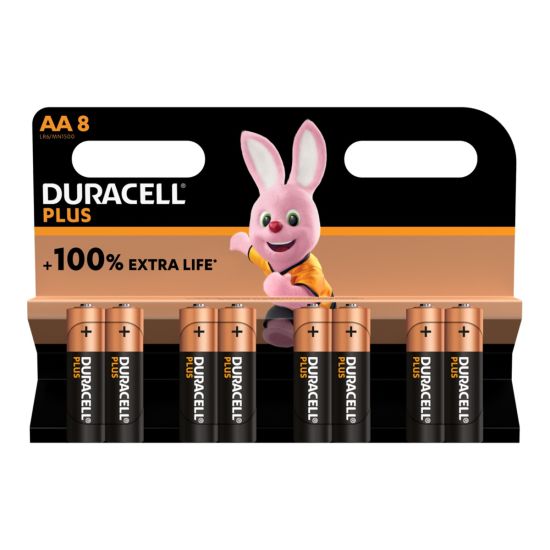 PILA DURACELL PLUSPOWER LR06/AA 1,5V BLÍSTER (8 UNIDADES)