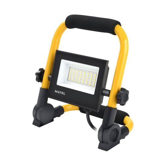 PROYECTOR LED SOPORTE PLEGABLE ECO 1,5M 20W FRÍA