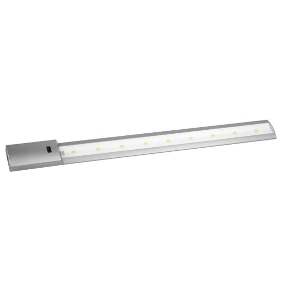 REGLETA LED PLATA CON SENSOR 60x5,5CM 10W FRÍA