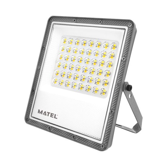 PROYECTOR LED PLANO GRIS 50W 3CCT