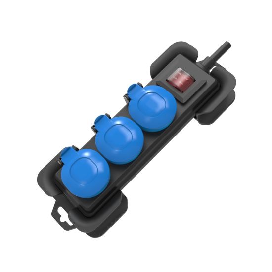 BASE ONLEX 3 TOMAS IP54 CON INTERRUPTOR Y CABLE 1,5MT