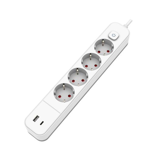 BASE ONLEX POLIPROPILENO 4 TOMAS 16A USB+TYPE-C INT/CABLE 1,5MT 