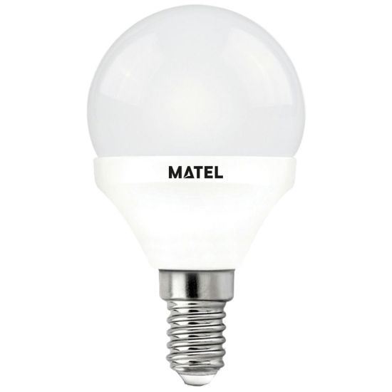 BOMBILLA LED ESFÉRICA MATEL E14 5W CÁLIDA (3 INTENSIDADES)