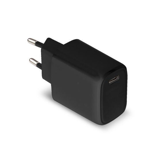 CARGADOR TIPO C 20W NEGRO