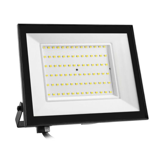 PROYECTOR LED PLANO MATEL NEGRO 75W CÁLIDA