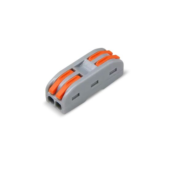 CONECTOR EMPALME RAPIDO 2 TOMAS 0,5-2,5MM