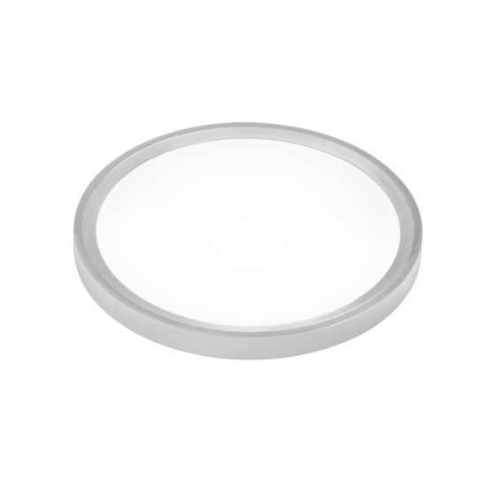 PANEL LED REDONDO SUPERFICIE PLATEADO 230MM 18W 3CCT