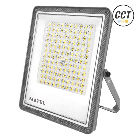 PROYECTOR LED PLANO GRIS 100W 3CCT