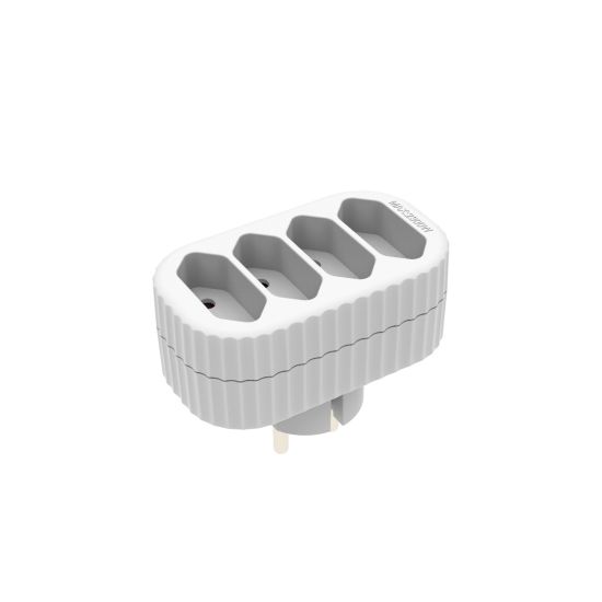 ADAPTADOR POLIPROPILENO 4 TOMAS 10A ONLEX