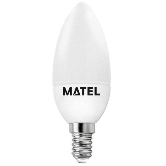 BOMBILLA LED VELA MATEL E14 10W NEUTRA