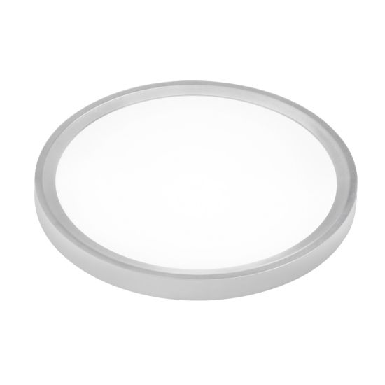 PANEL LED REDONDO SUPERFICIE PLATEADO 300MM 24W 3CCT