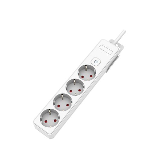 BASE ONLEX POLIPROPILENO BLANCA 4T CON INTERRUPTOR SIN CABLE