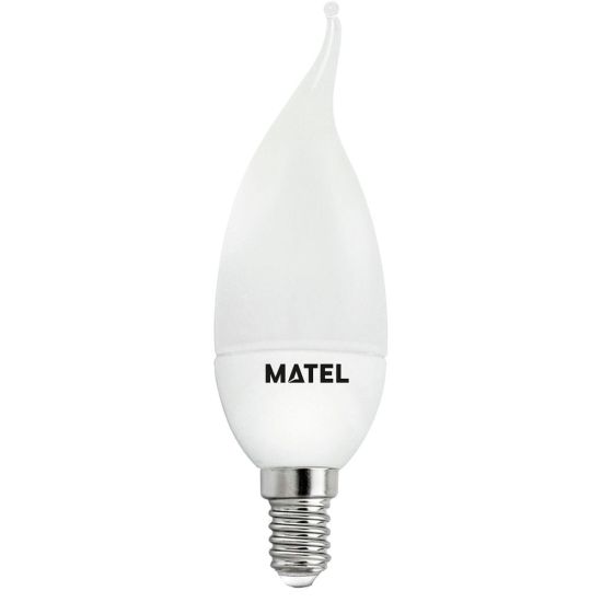 BOMBILLA LED FLAMA MATEL E14 5W FRÍA (3 INTENSIDADES)