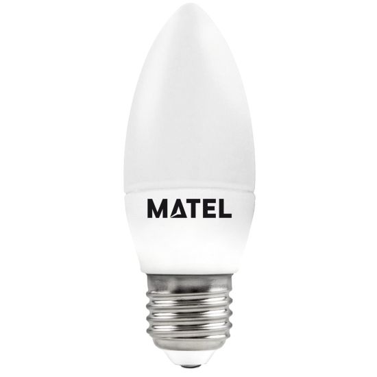 BOMBILLA LED VELA MATEL E27 10W CÁLIDA