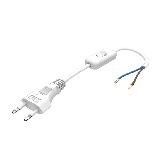 CONEXIÓN CON INTERRUPTOR 3A 1,5MT 2X0,75MM BLANCO ONLEX