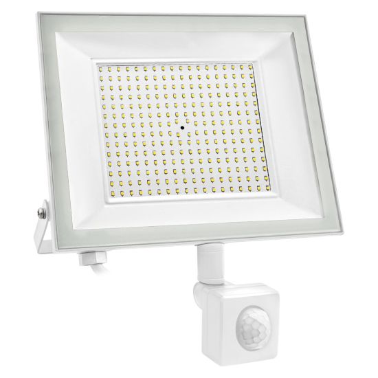 PROYECTOR LED MATEL SENSOR PLANO BLANCO 100W FRÍA