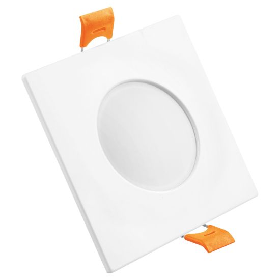 ARO LED FIJO MATEL IP65 CUADRADO BLANCO 7W. CCT