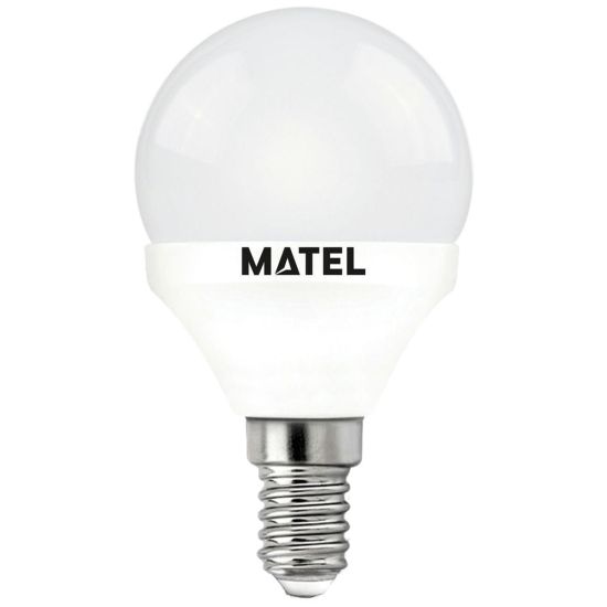 BOMBILLA LED ESFÉRICA MATEL E14 5W NEUTRA (3 INTENSIDADES)