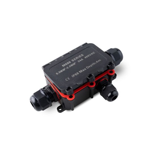 CAJA EMPALME EXTERIOR IP68 3 PRENSAESTOPAS