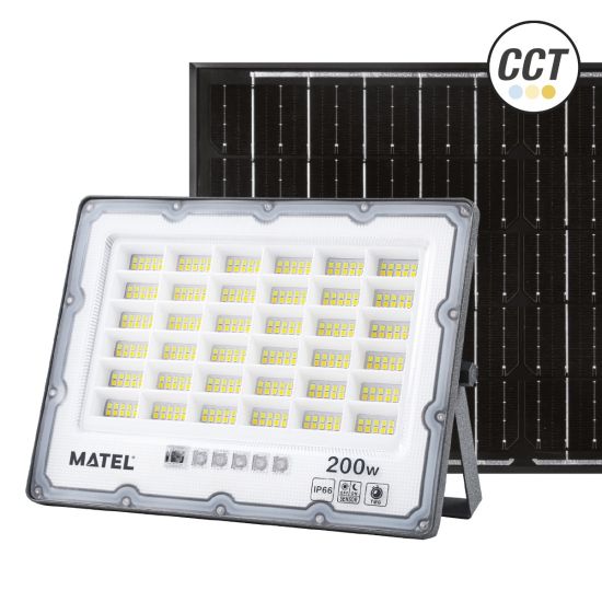 PROYECTOR LED MATEL SOLAR IP65 GRIS 200W CCT