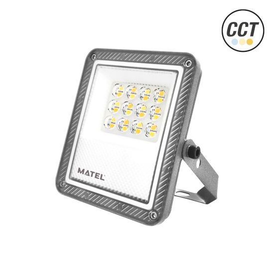 PROYECTOR LED PLANO GRIS 10W 3CCT