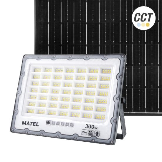 PROYECTOR LED MATEL SOLAR IP65 GRIS 300W CCT