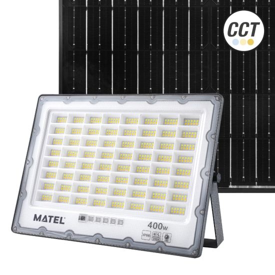 PROYECTOR LED MATEL SOLAR IP65 GRIS 400W CCT
