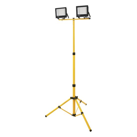 PROYECTOR LED MATEL TRÍPODE 1,8MT 2x100W FRÍA