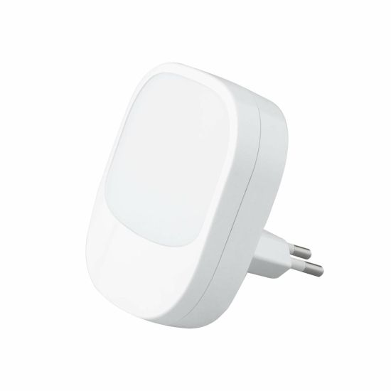 LUZ LED NOCTURA 1W CUADRADA CÁLIDA CREPUSCULAR KORPASS