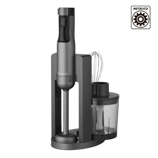 BATIDORA DE BRAZO 1000W KUKEN GRIS CON ACCESORIOS