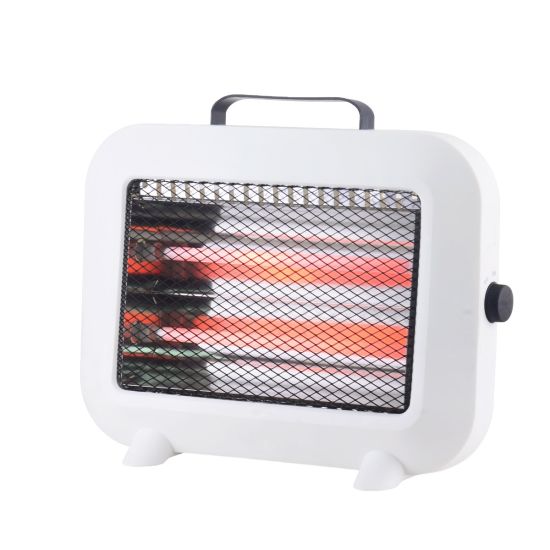 ESTUFA CUARZO SUELO 2 BARRAS 400W/800W BLANCA