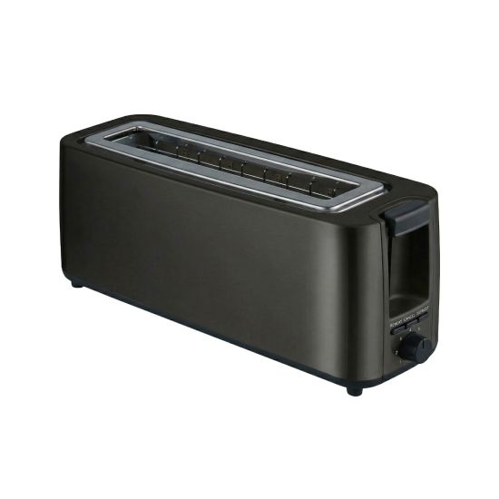 TOSTADORA PLÁSTICO 2 PIEZAS 900W NEGRA MATE