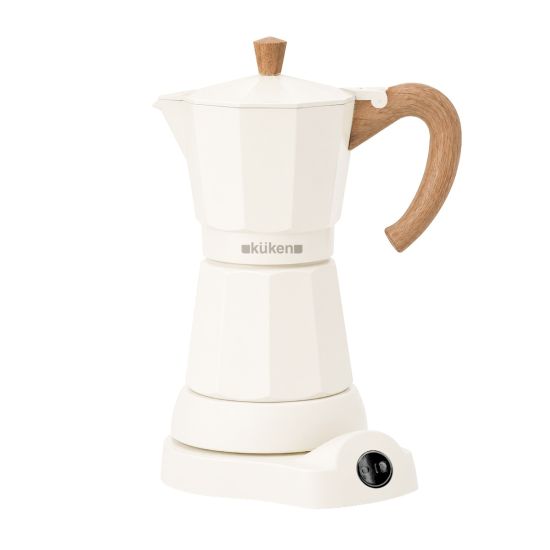 CAFETERA ELÉCTRICA ITALIANA VINTAGE 6 TAZAS 480W KUKEN