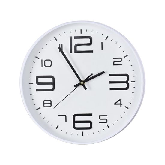 RELOJ DE PARED BLANCO REDONDO 30CM KÜKEN