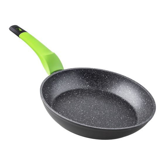 SARTEN ALUMINIO FORJADO GREEN PIEDRA MÁRMOL NATURE 24 CM.