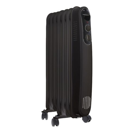 RADIADOR ACEITE 2000W 9 ELEMENTOS NEGRO