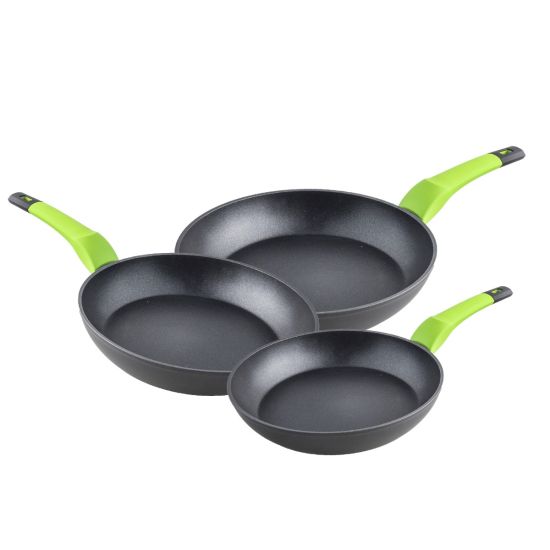 SARTEN ALUMINIO FORJADO GREEN XYLÁN NATURE 3 PIEZAS 18 / 22 / 26 CM