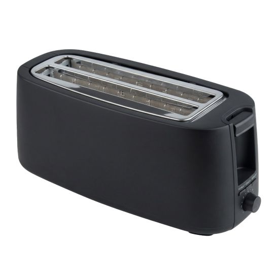 TOSTADORA PLÁSTICO 4 PIEZAS 1400W NEGRA MATE