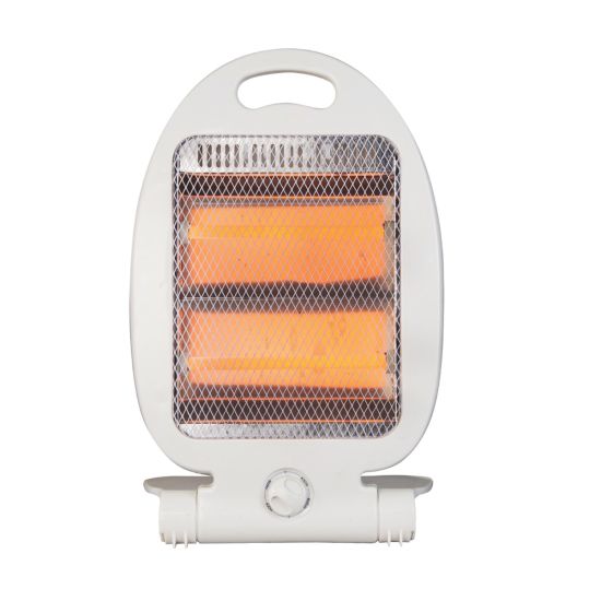 ESTUFA CUARZO SUELO ORIENTABLE 2BARRAS 800W BLANCO