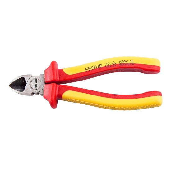 ALICATE CORTE LATERAL VATTON MANGO AISLANTE 160MM