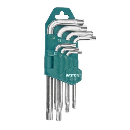JUEGO LLAVE TORX CON AGUJERO VATTON LARGA CR-V 9 PIEZAS