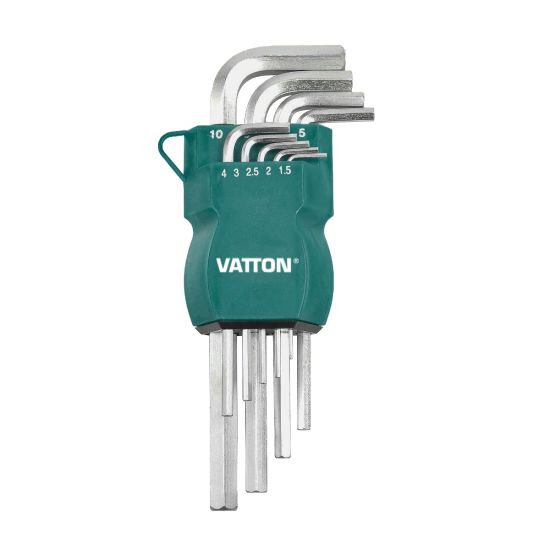 JUEGO LLAVE ALLEN VATTON LARGA CR-V 9 PIEZAS