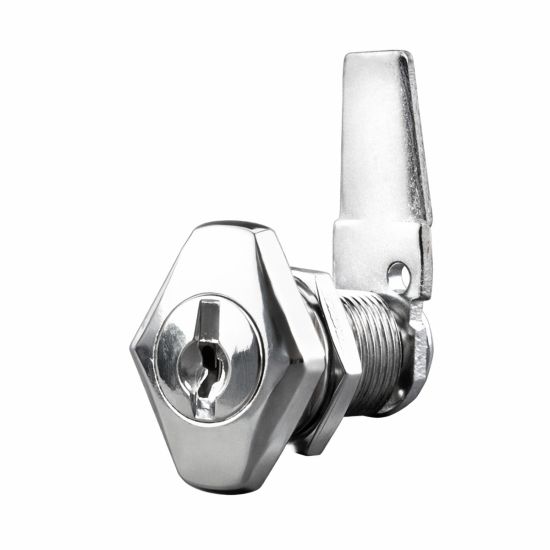 CERRADURA BUZÓN HANDLOCK CON TUERCA BTV RECTA CROMADA