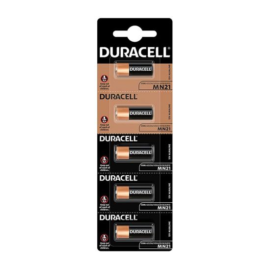 PILA DURACELL ALCALINA MN21 12V 5 UNIDADES