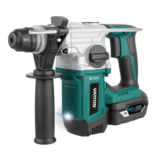 MARTILLO PERCUTOR BRUSHLESS VATTON 20V 1 BATERÍA 4.0AH